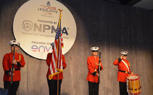 The color guard took the stage and the national anthem was played before the Legislative Day main events began. PHOTO: PMP STAFF