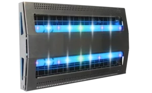 Gardner's iFly Classic LED model, available in white and stainless steel.