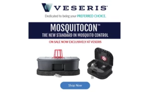 Veseris graphic announcing July sale on MosquitoCon