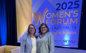 From left: Tiffany Fremder and Debbie Koufas PHOTO COURTESY OF ENVU