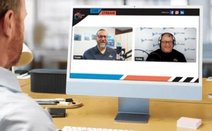 Foster Brusca, left, and Culley Christensen help small- to medium-sized pest control company owners realize there’s more to the industry than just their company in their market area. Their Pest Posse TV video training is geared toward everyone who works in the industry. Brusca, who is a Pest Management Professional columnist, also co-hosts a magazine-centric podcast within The Pest Posse universe: “Today’s PMP.” PHOTO: FOSTER BRUSCA