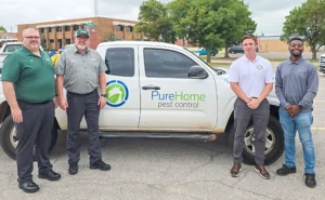 group photo for the Plunkett's-PureHome acquisition