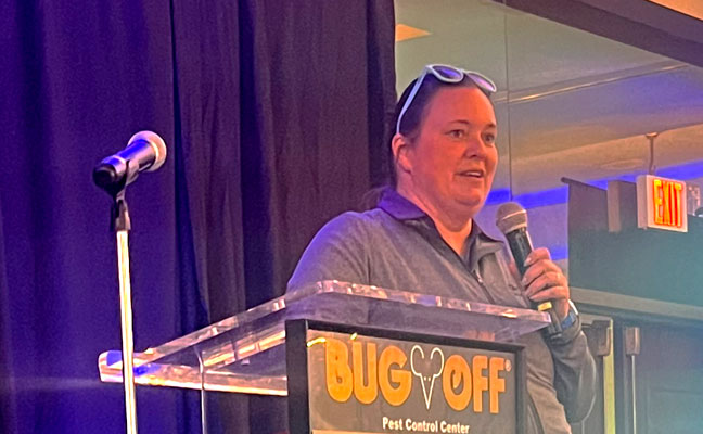 Desiree Straubinger, BCE, from BASF and a PMP Editorial Advisory Board member detailed the ins and outs of ant colonys. She explained uncommon facts like communication and social hierarchies. IMAGE: PMP STAFF