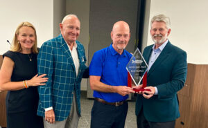 From left: Emily Thomas Kendrick, Joe Thomas, Kevin VanHook, and Tim Pollard. IMAGE: ARROW EXTERMINATORS