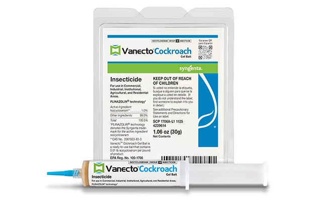 Syngenta Vanecto Cockroach package