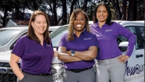 MissQuito Training Director Kathlene Johnson, General Manager Natasha Oldham and HR Representative Kenberly Martin