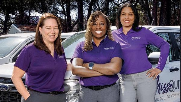 MissQuito Training Director Kathlene Johnson, General Manager Natasha Oldham and HR Representative Kenberly Martin