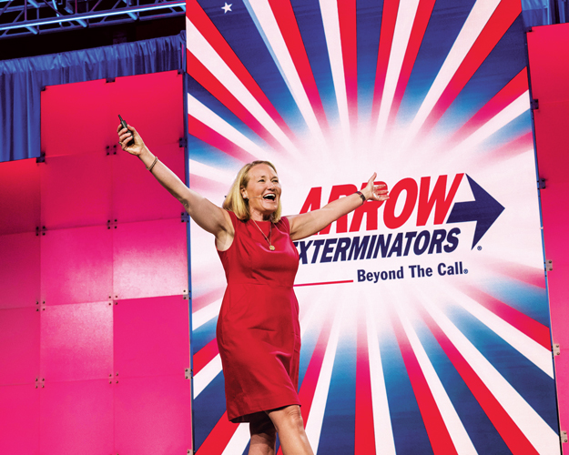 A time to celebrate: Arrow Exterminators CEO Emily Thomas Kendrick said the annual summit not only gives the company a chance to celebrate employees’ accomplishments over the past year, but also to look forward. (PHOTO: KELLI PRICE PHOTOGRAPH)